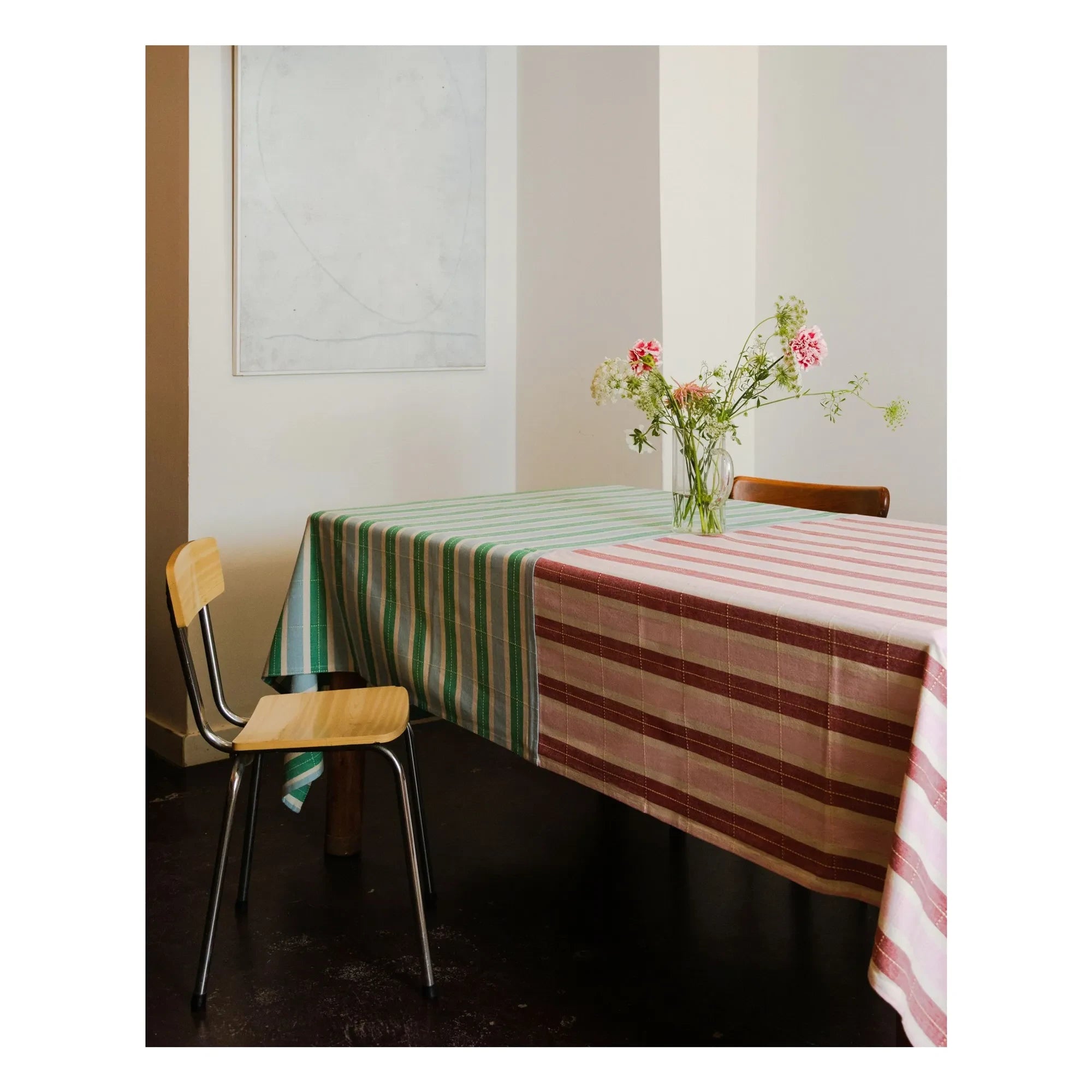 Tarta Gelatina - Organic Cotton Tablecloth | Green