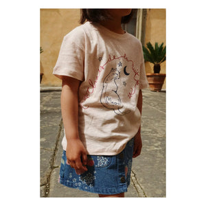 Konges Sløjd - Era Chat T-shirt Linen and organic cotton | Pink