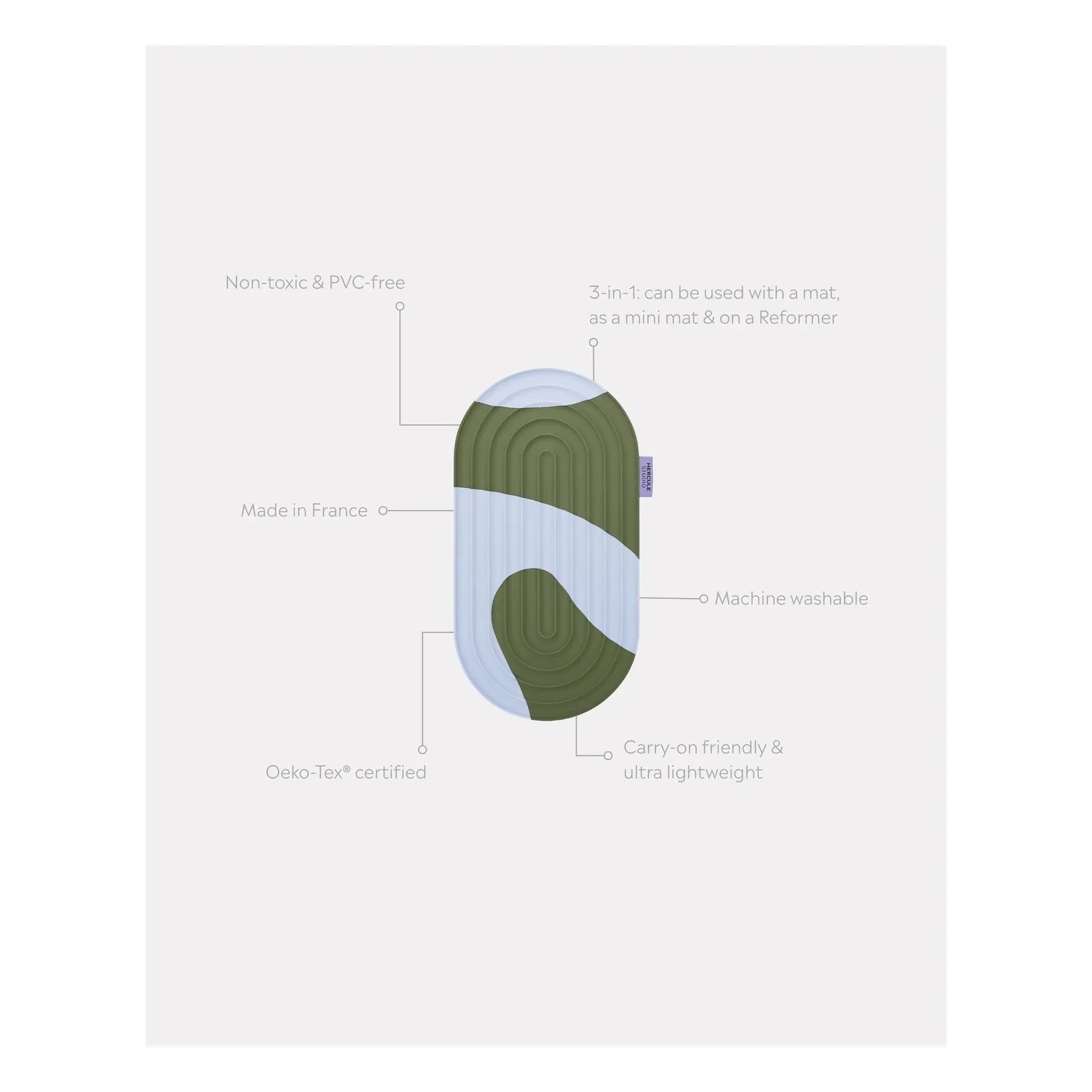 Hercule Studio - Galé Comfort Pedi | Haki
