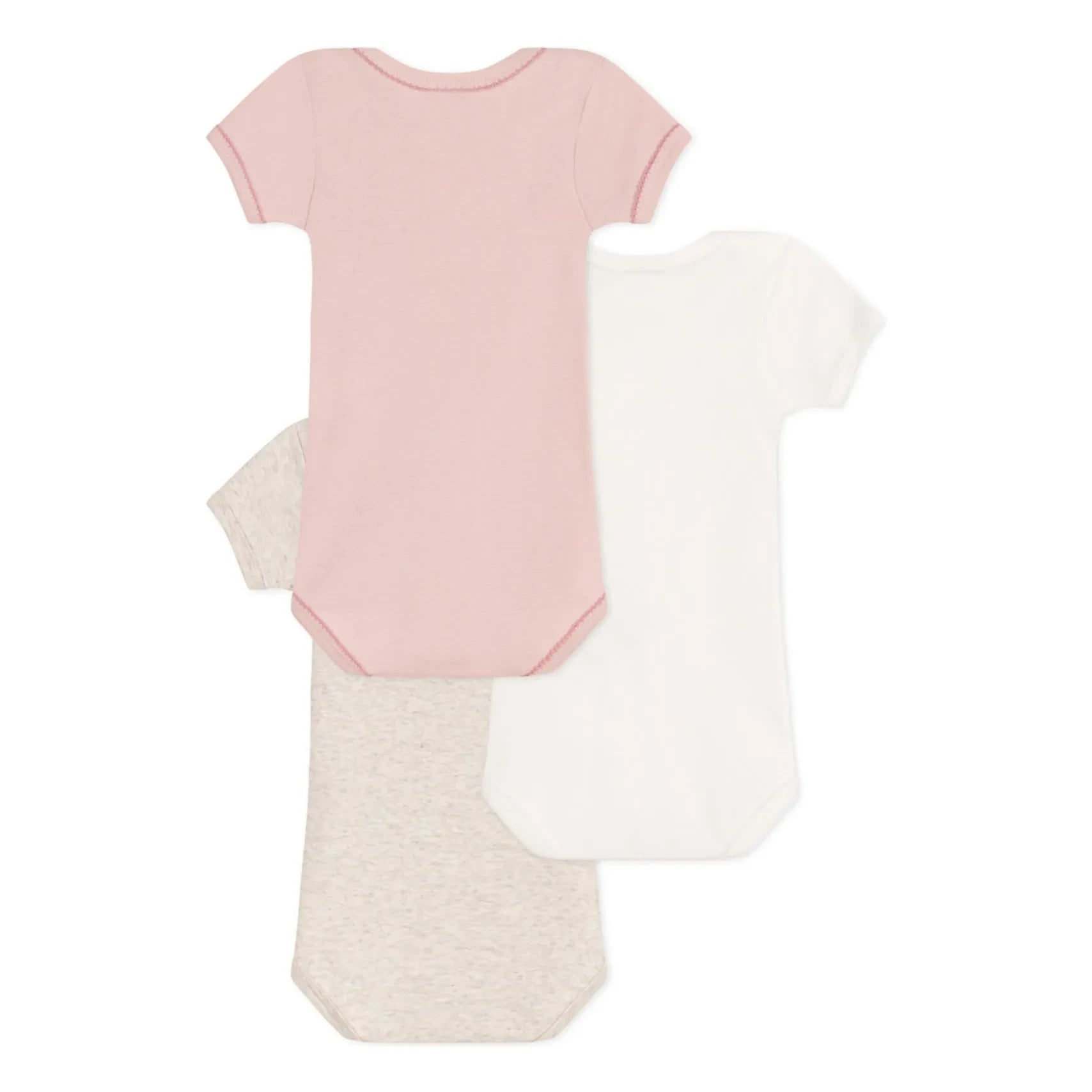 Petit Bateau - 3-Piece Body Set | Pink