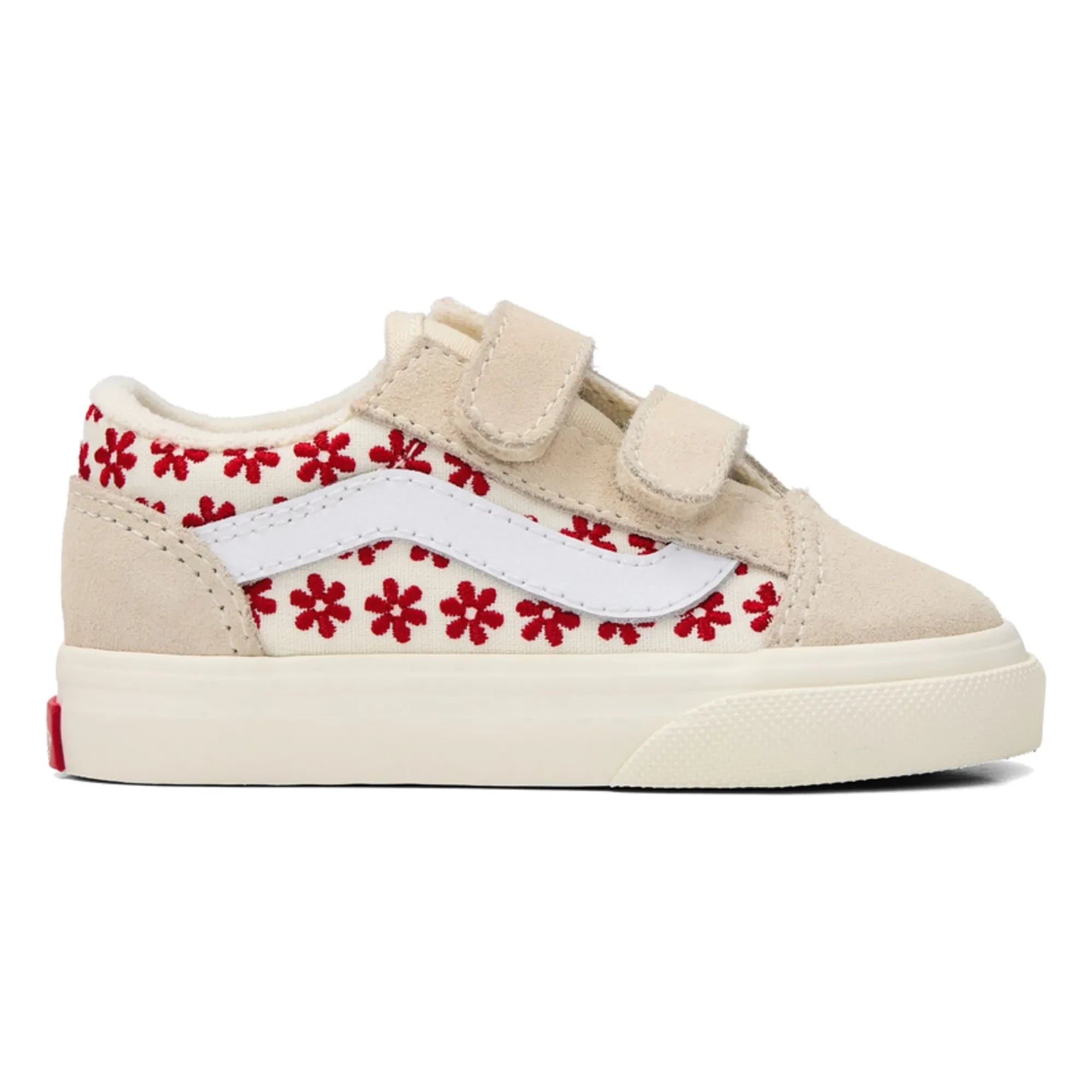 Vans - Scratch Sneakers Old V Skool Fleuries | Bej