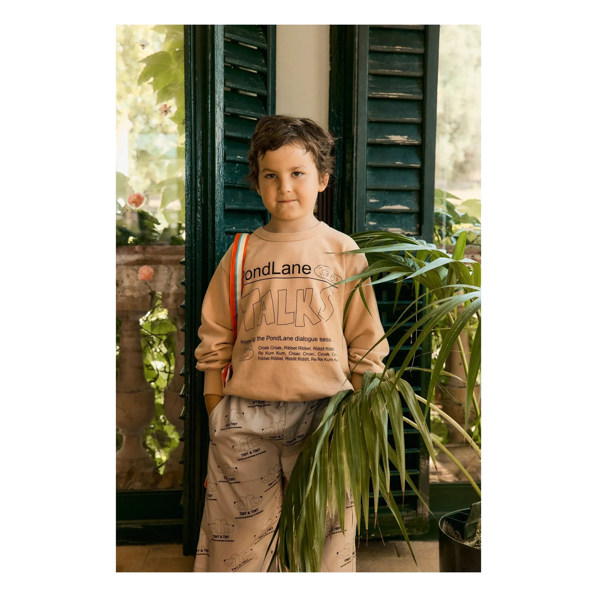 Tinycottons - Flower Sweat Organic Cotton | Pale Pink