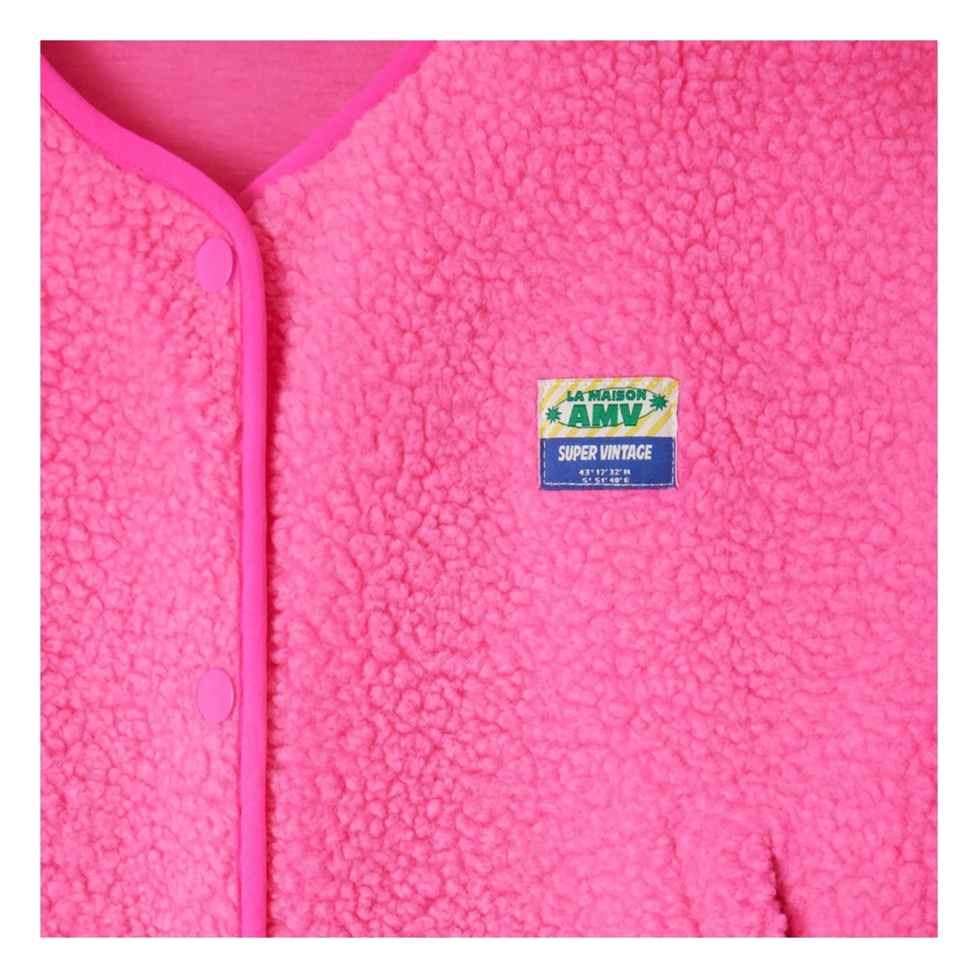 American Vintage - Hoktown Sleeveless Vest | Fluorescent Pink