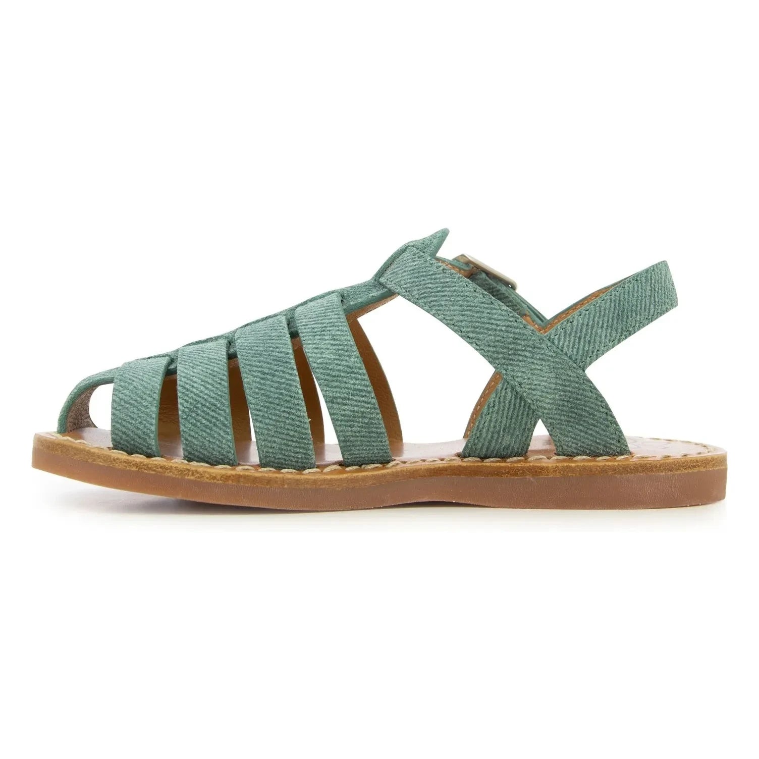 Pom d'Api - Sandalet Beach-Stitch Dad | Nane Yeşili