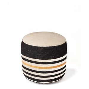 Nanimarquina - Kilim 2 Puf | Siyah