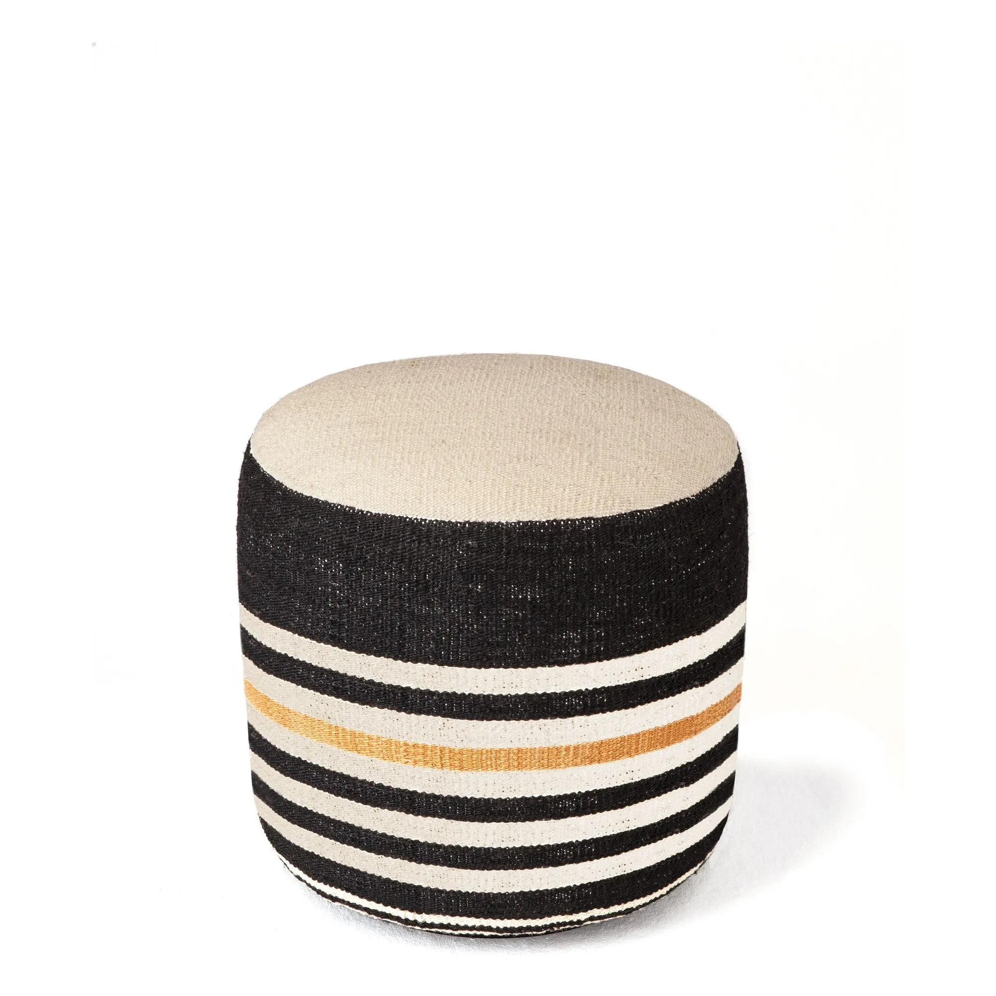 Nanimarquina - Kilim 2 Puf | Siyah