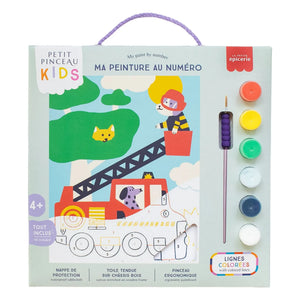 La Petite Épicerie - Number Coloring Book - Wouf