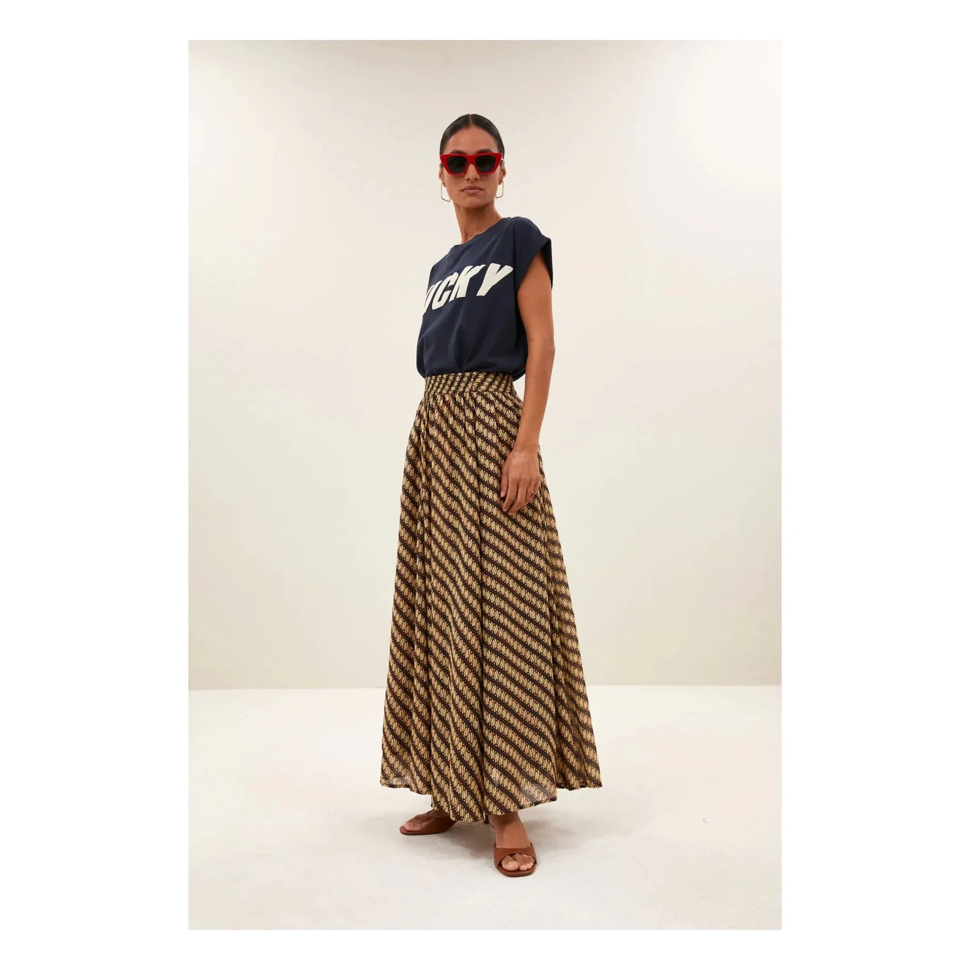 By Bar - Lucky Tobi Organic Pamuklu T-shirt | Gece mavisi