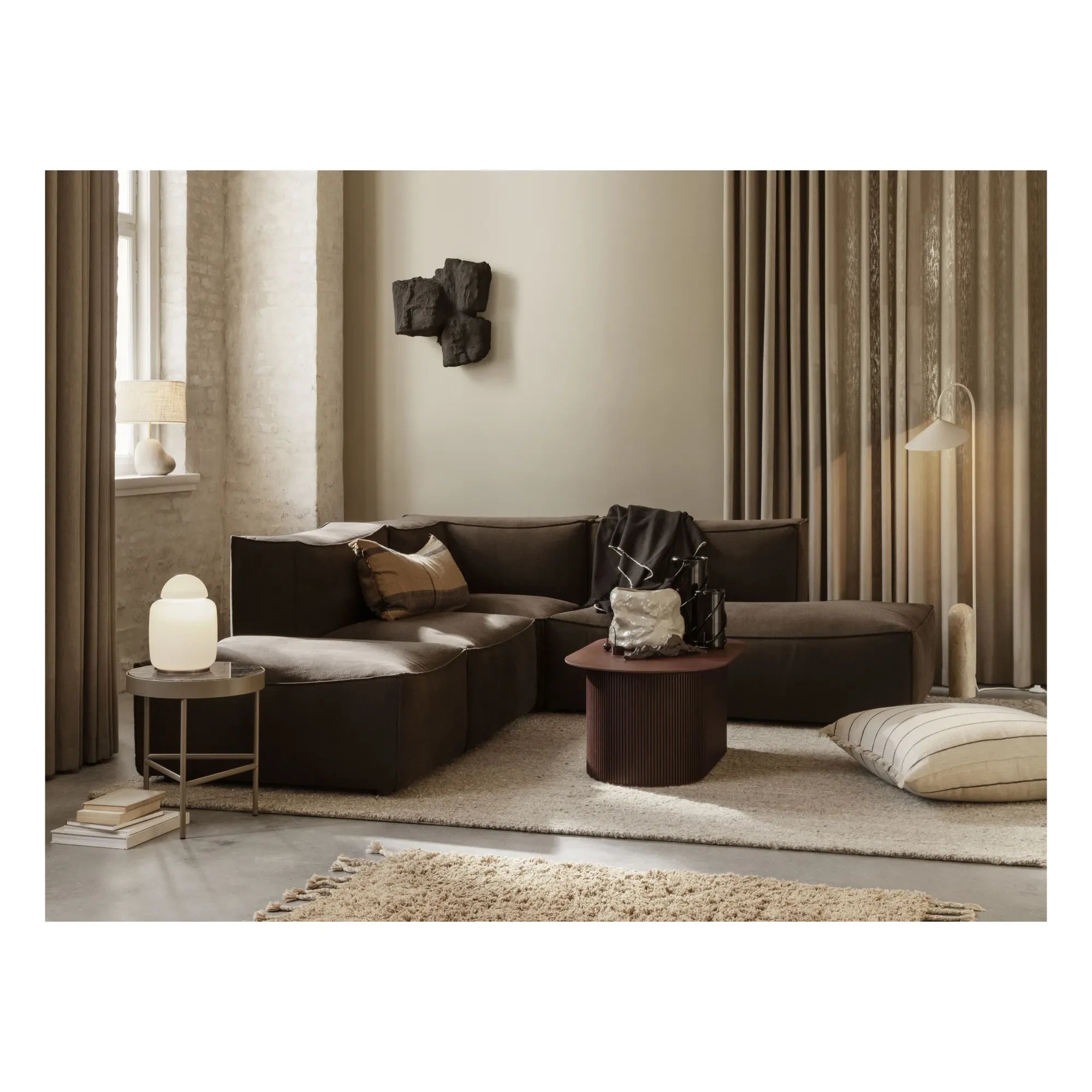 Ferm Living - Catena Sofa Connect Corner | Brown