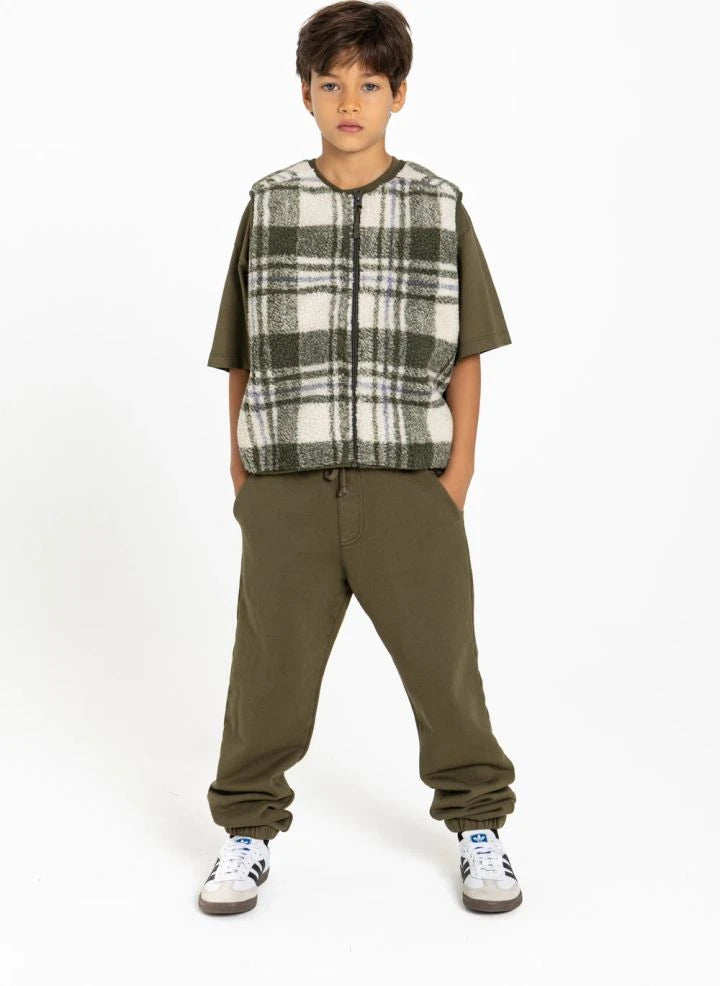 Smallable Kid - Organic Cotton Rush Jogger | Verdigris