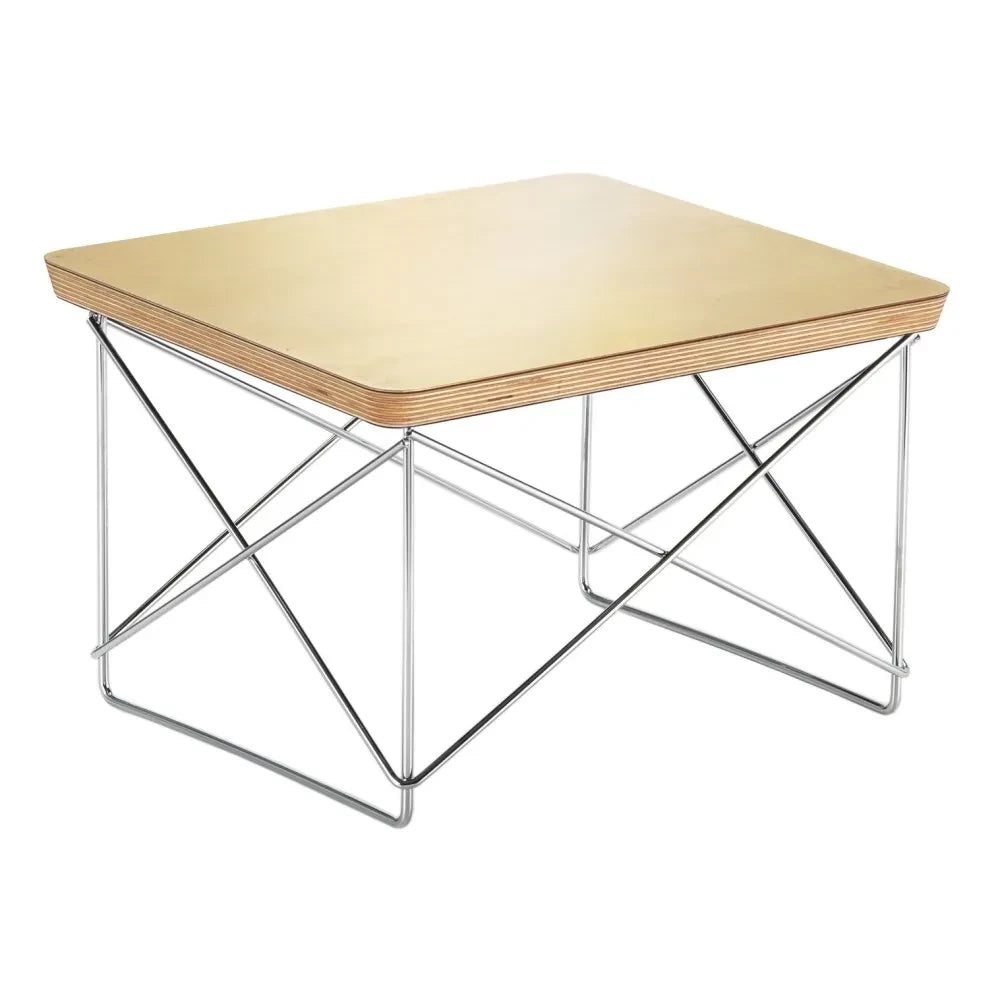 Vitra - LTR Side Table - Chrome-Plated Top Surface - Charles & Ray Eames, 1950 | Gold Leaf