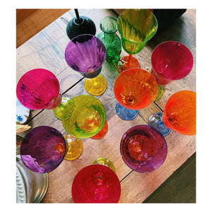 Anna + Nina - Poppy Wine Glass