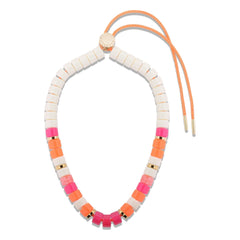 Parabaya - Praia Orange Ivory Necklace | Ivory
