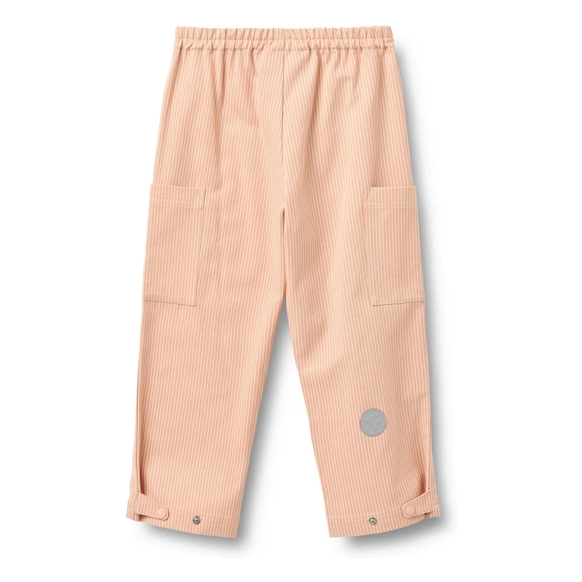 Wheat - Kalloa Striped Organic Cotton Pants | Peach