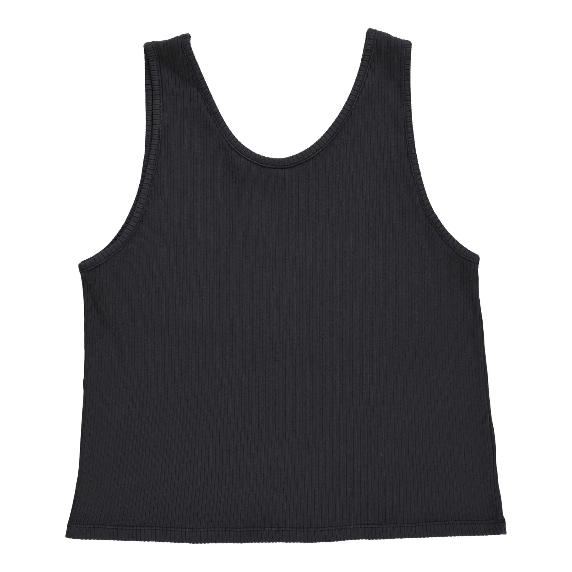 Poudre Organic - Ribbed Tank Top - Women's Collection | Black