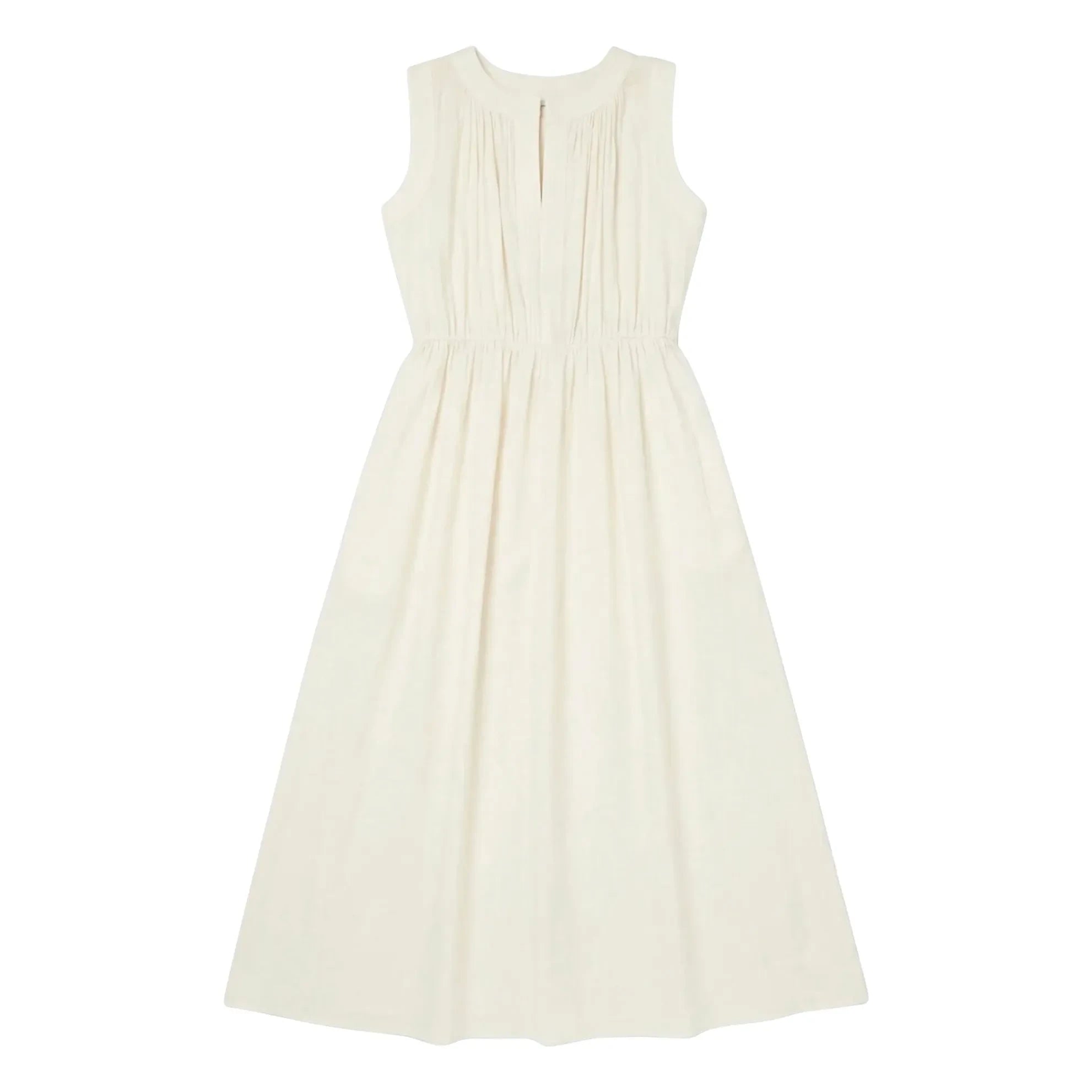 BELLEPIECE - Pink Cotton Gingham Dress | Ivory