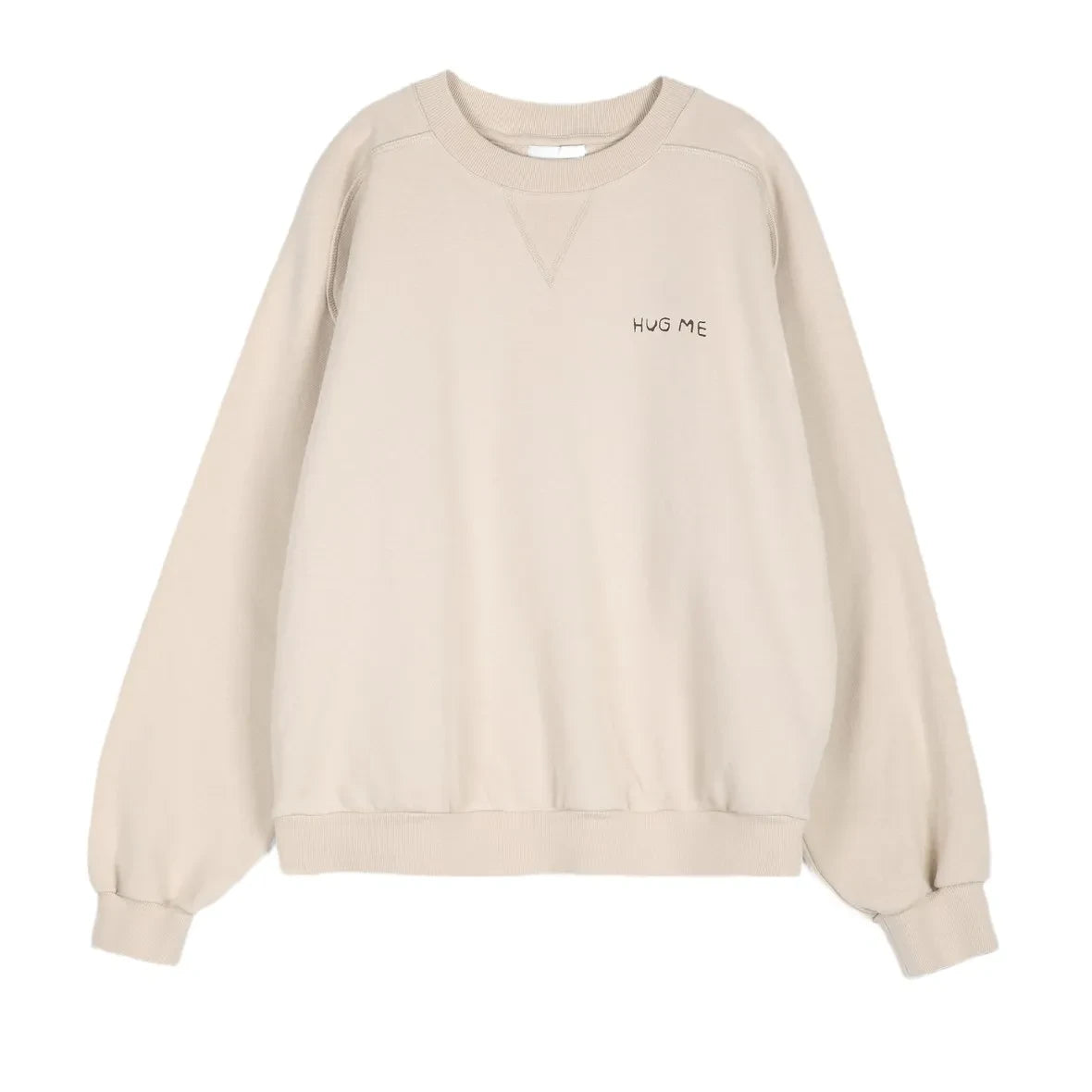 Bobo Choses - Hug Me organik pamuk sweatshirt | Bej