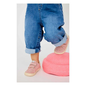 bisgaard - Striped Scratched Sneakers | Red