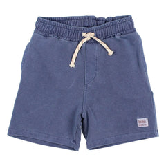 Búho - Organic Cotton Fleece Bermuda Shorts | Navy Blue
