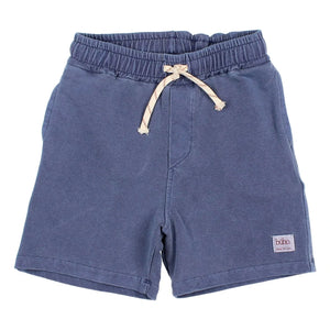 Búho - Organic Cotton Fleece Bermuda Shorts | Navy Blue