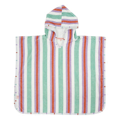 Jera Mini - Striped Towel Hooded Bath Poncho