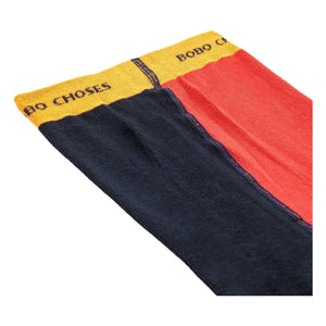 Bobo Choses - Tic Tac Toe Organic Cotton Tights | Red