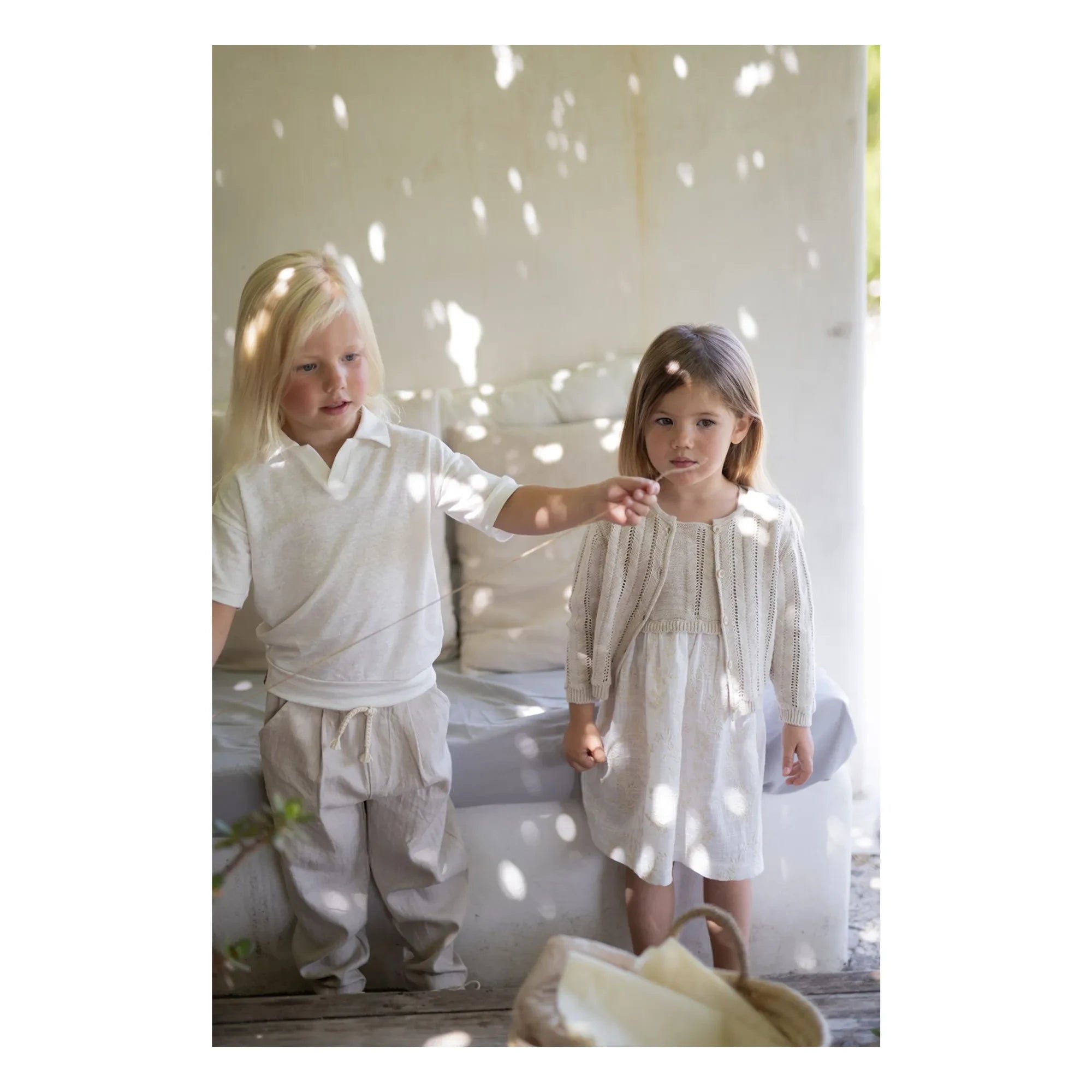 1+ in the family - Kardigan Xelida Linen | Bej