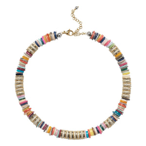 Sigal - Sculpt Rondelle Necklace | Gold