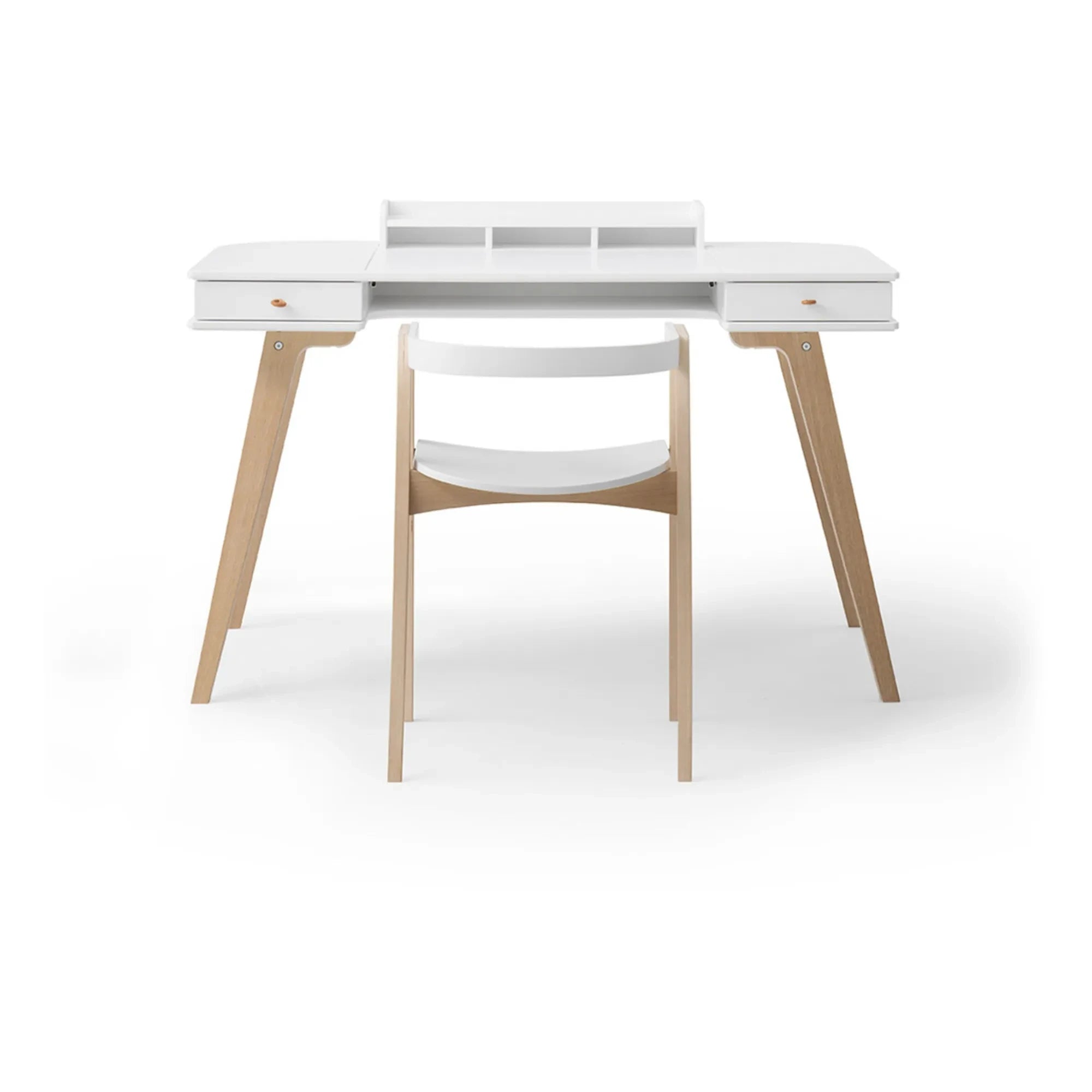 Oliver Furniture - Ahşap Masa ve Sandalye, 72 cm | Beyaz