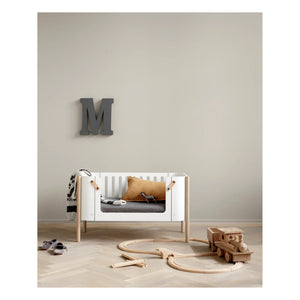 Oliver Furniture - Ahşap Meşe Bank | Beyaz