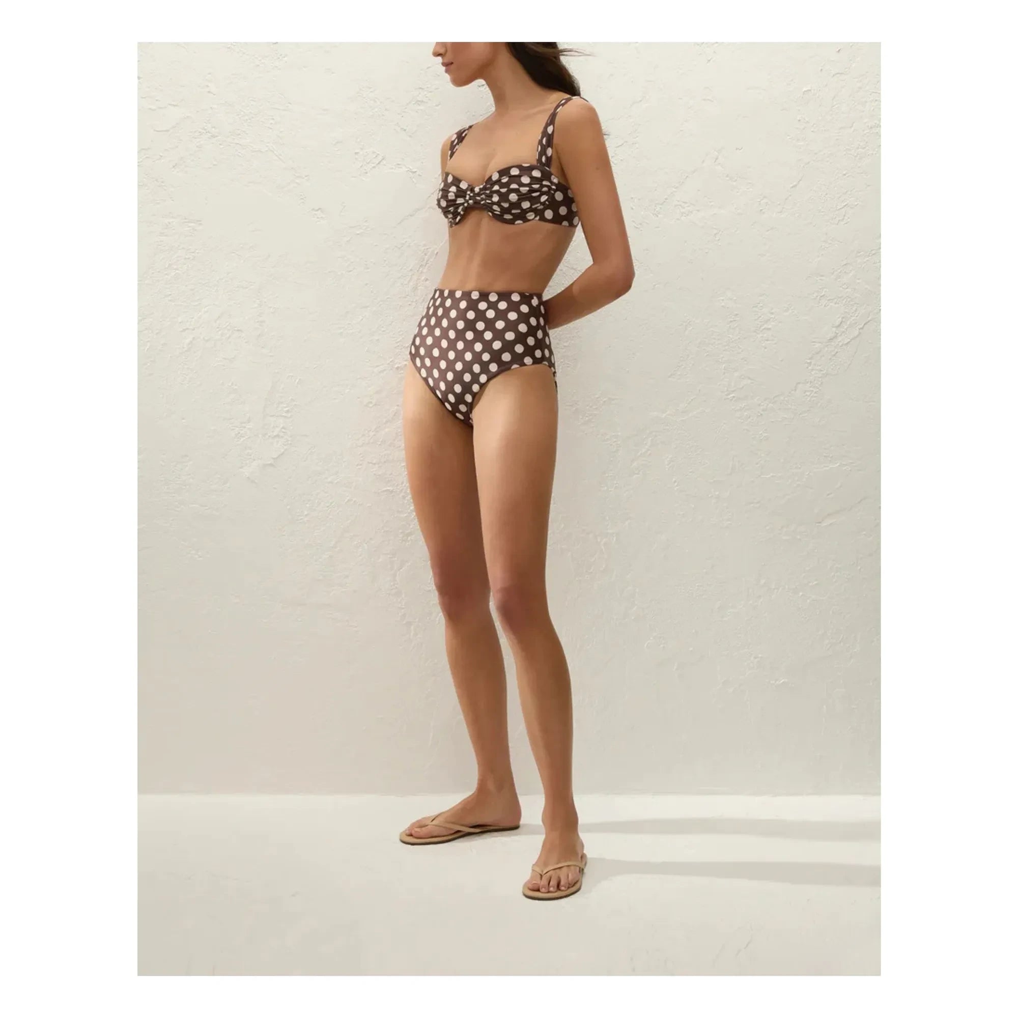 - Bas de Maillot Polka Dot Afonso | Chocolate