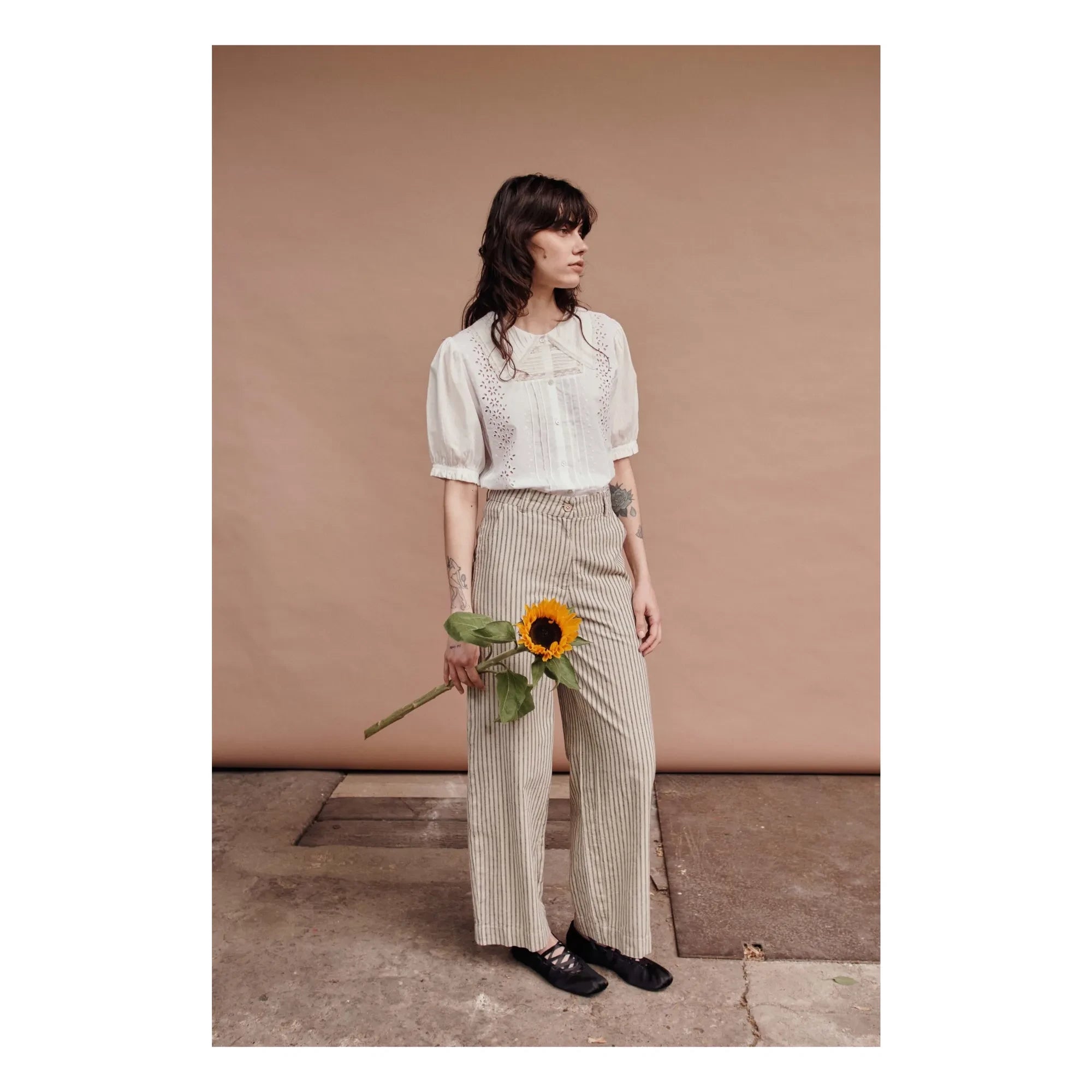 Emile et Ida - Vintage Cotton Blouse | Cream