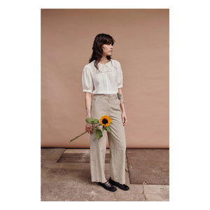 Emile et Ida - Vintage Cotton Blouse | Cream
