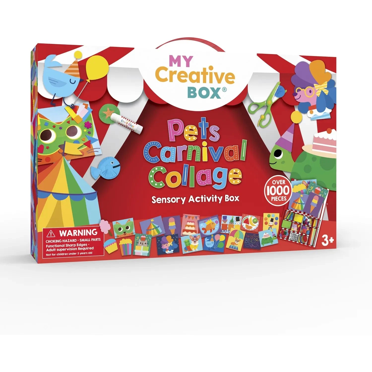 My Creative Box - Yaratıcı Kolaj Kiti - Hayvanlar Karnavalı