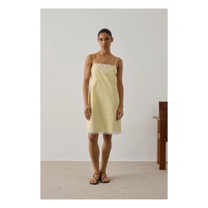Soeur - Hillary Cotton Dress | Light Yellow