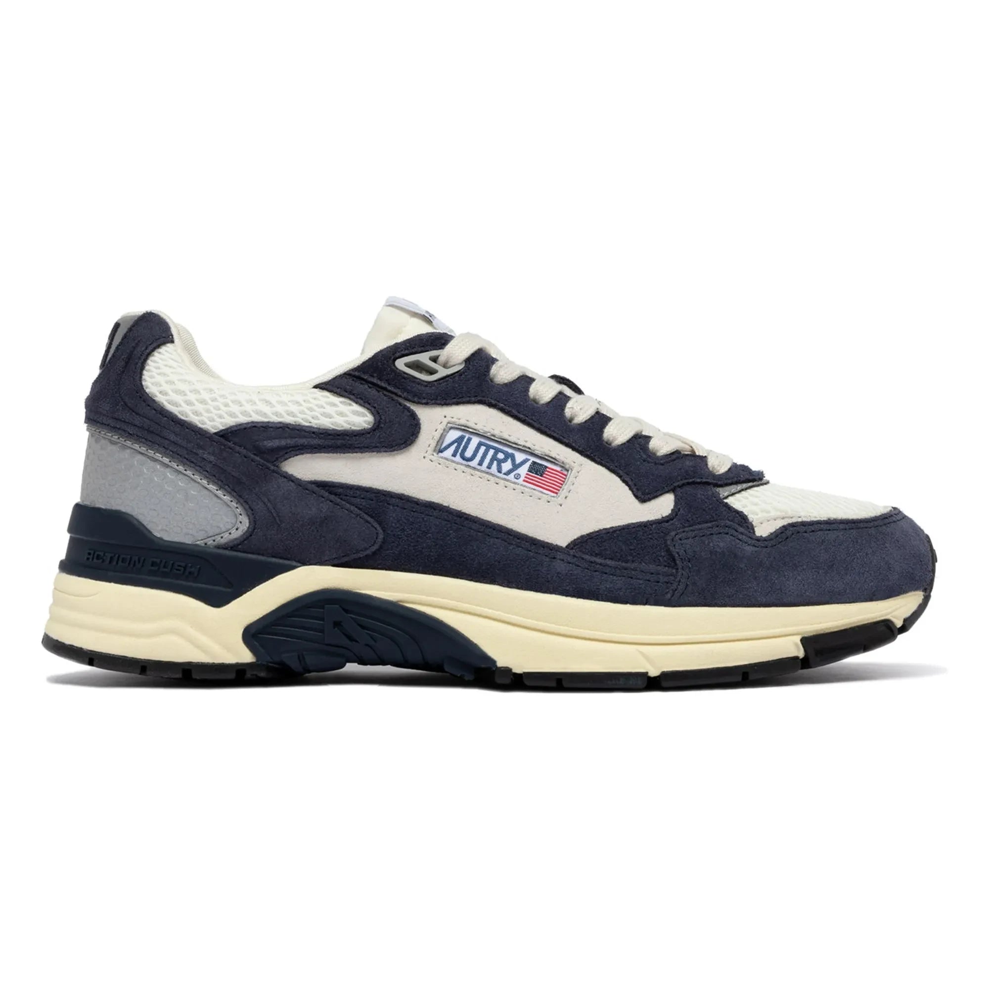 Autry - Hyperway Two-Tone Suede Sneakers | Navy