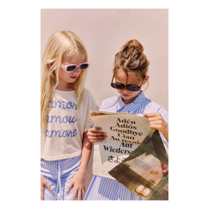 Mipounet - Amour T-shirt Organik pamuk | Ekru