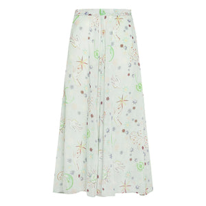 Forte Forte - Love Alchemy" Cotton and silk voile skirt | Light Blue
