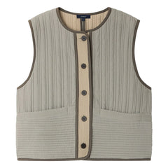 Soeur - Hima Sleeveless Jacket | Green Water