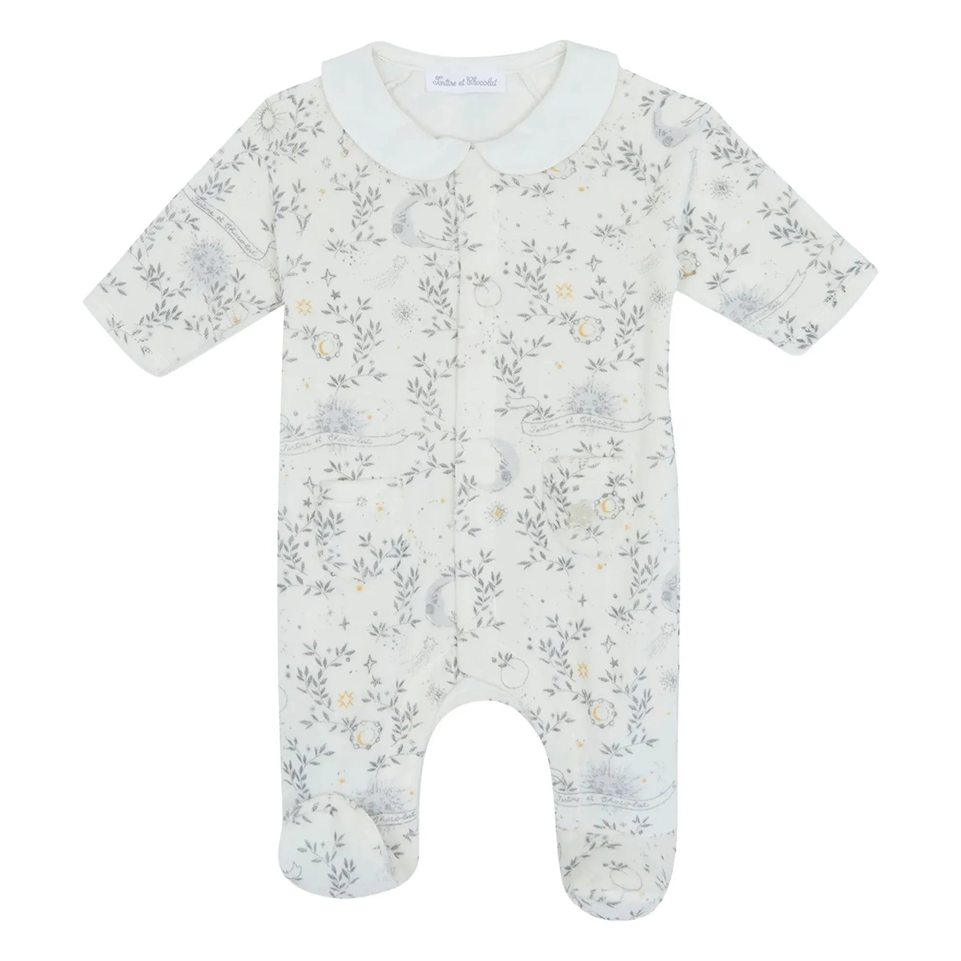 Tartine et Chocolat - Starry Dream Sleepwear Pajamas | Ecru