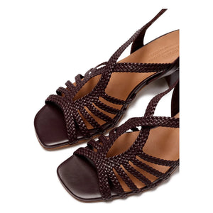 Naguisa - Raco sandals | Aubergine