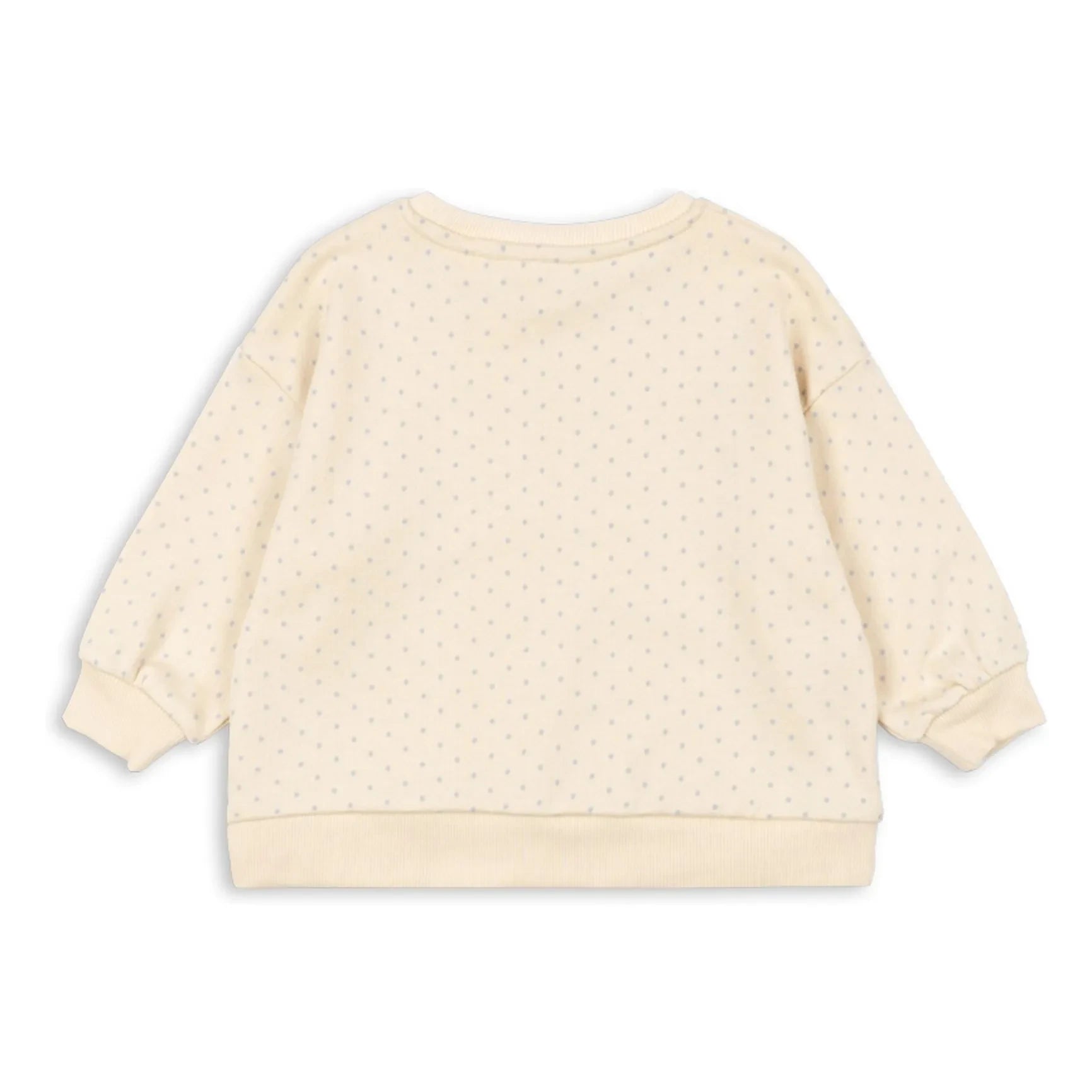 Konges Sløjd - Organic Cotton Loupy Dot Sweatshirt | Ivory