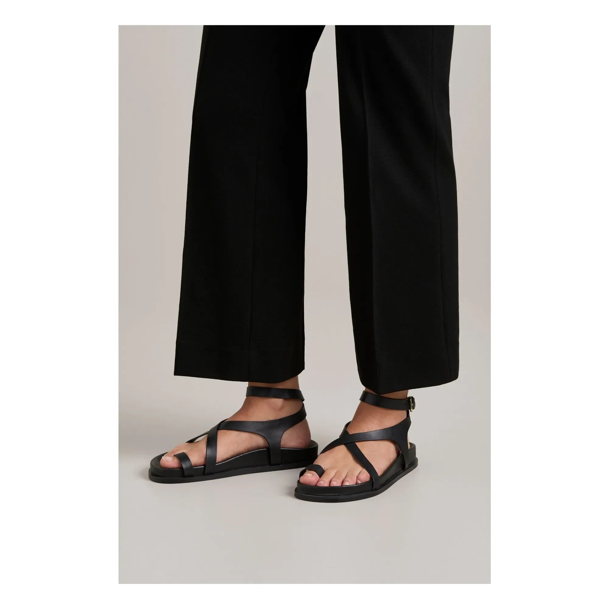 A. Emery - Jalen Slim Sandal | Black