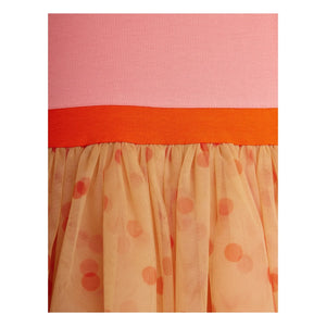 Mini Rodini - Polka Dot Tulle Dress | Pink