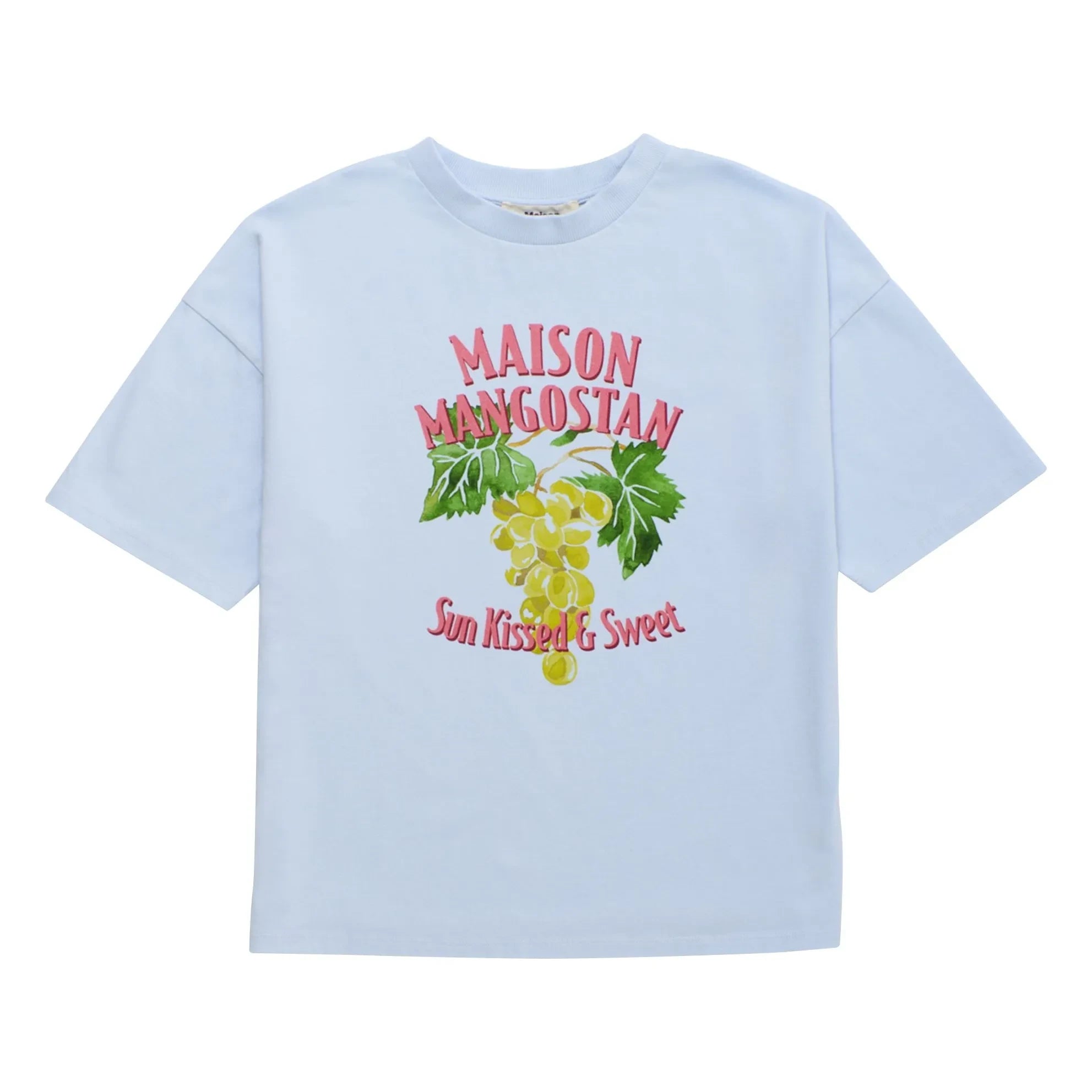 Maison Mangostan - Üzüm Tişört | Açık mavi