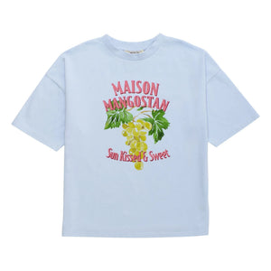 Maison Mangostan - Üzüm Tişört | Açık mavi
