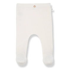1+ in the family - Mia Ribbed Tights | Ecru