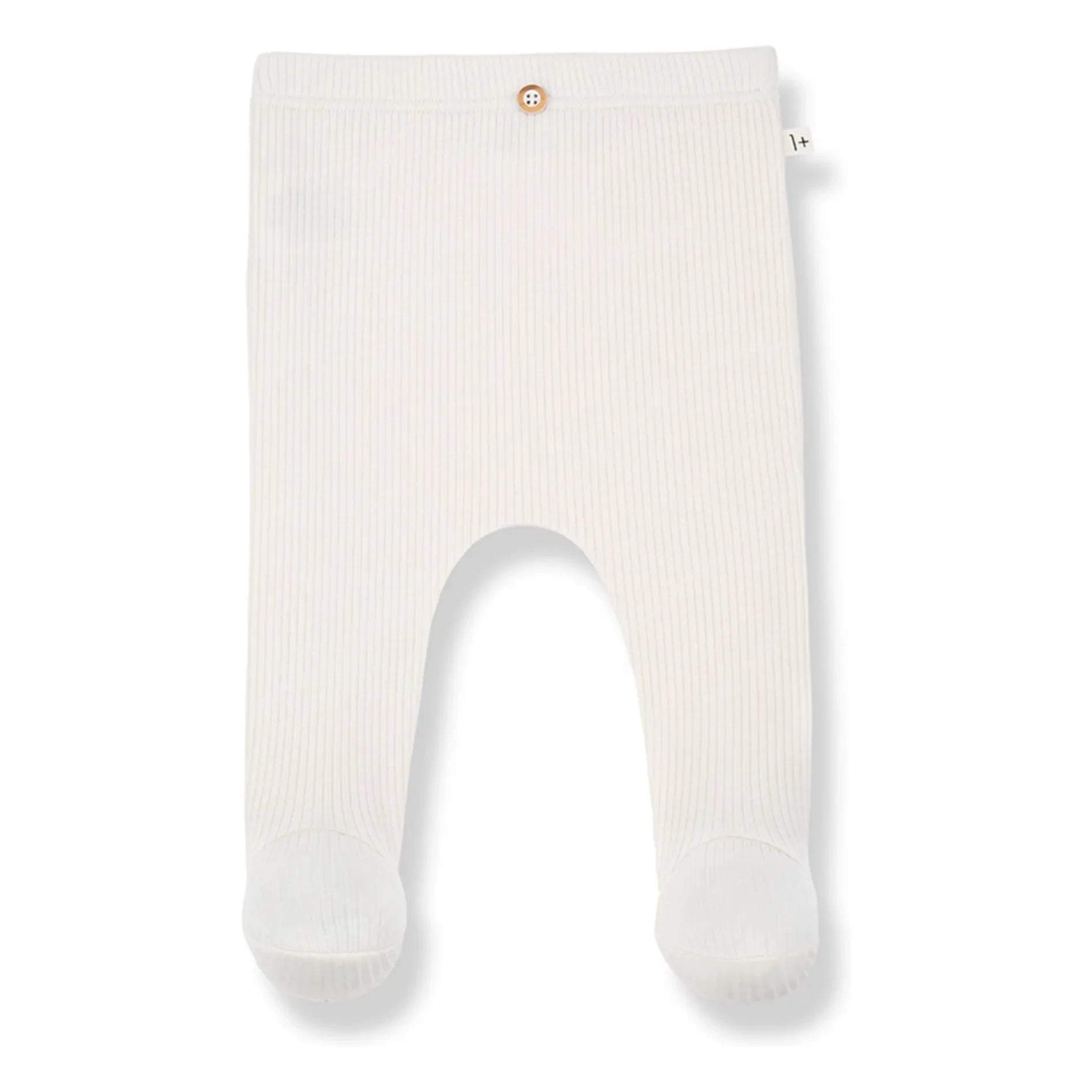 1+ in the family - Mia Ribbed Tights | Ecru