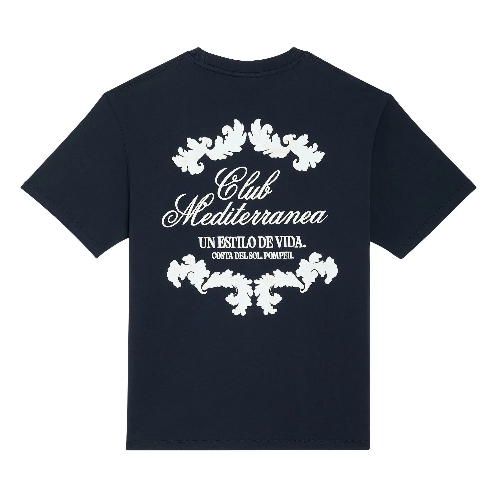 Pompeii - Boxy Club Mediterranea T-Shirt | Navy Blue