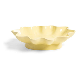 &Klevering - Sunstone Ceramic Plate | Pale Yellow